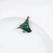 Европейская и американская классная Рождественская брошь креативная-простая модная уличная Кнопка Рождественская елка милый олень носки воротник булавка