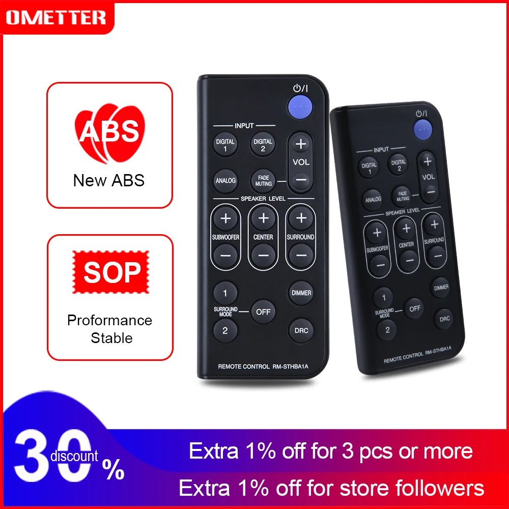 eplacement Remote Control for JVC RM-STHBA1A TH-BA1 CA-THBA1 SP-THBA1 Home Theater Sound System