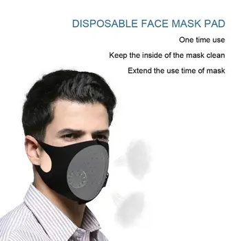 

Black Valve Mask Filter Pad Face Mask Good Performance Durable Breathable Reusable 3d Mesh Masks y