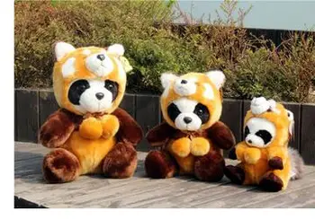 

new Sichuan Tourist Souvenirs Panda Golden yellow Face Change Giant Panda Doll Plush toy gift Crafts home statues