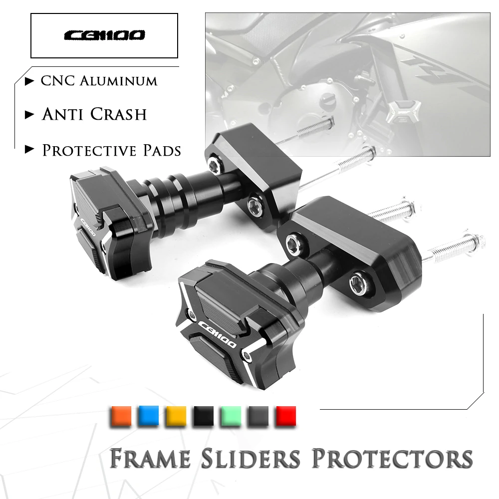 Мотоцикл с ЧПУ Рамка слайдер Crashpads протектор щитки для HONDA CB1100 2009