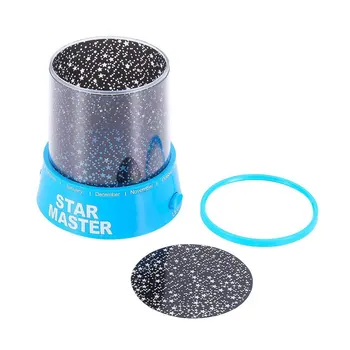 

ICOCO 1pcs Romantic Cosmos Moon Colorful Master Star Sky Universal Night Light Kid Chidren Projector lamp Christmas Gift Present