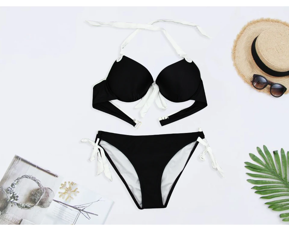 PERONA Women Bikini Set Print Swimwear Sexy Push Up Swimsuit Two Piece Bathing Suit Padded Swimming Suit 2020