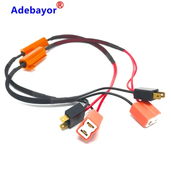 

1pcs H7 50W 6Ohm Car LED DRL Fog Turn Singal Load Resistor Canbus Error Free Wiring Canceller Decoder Adebayor car accessories