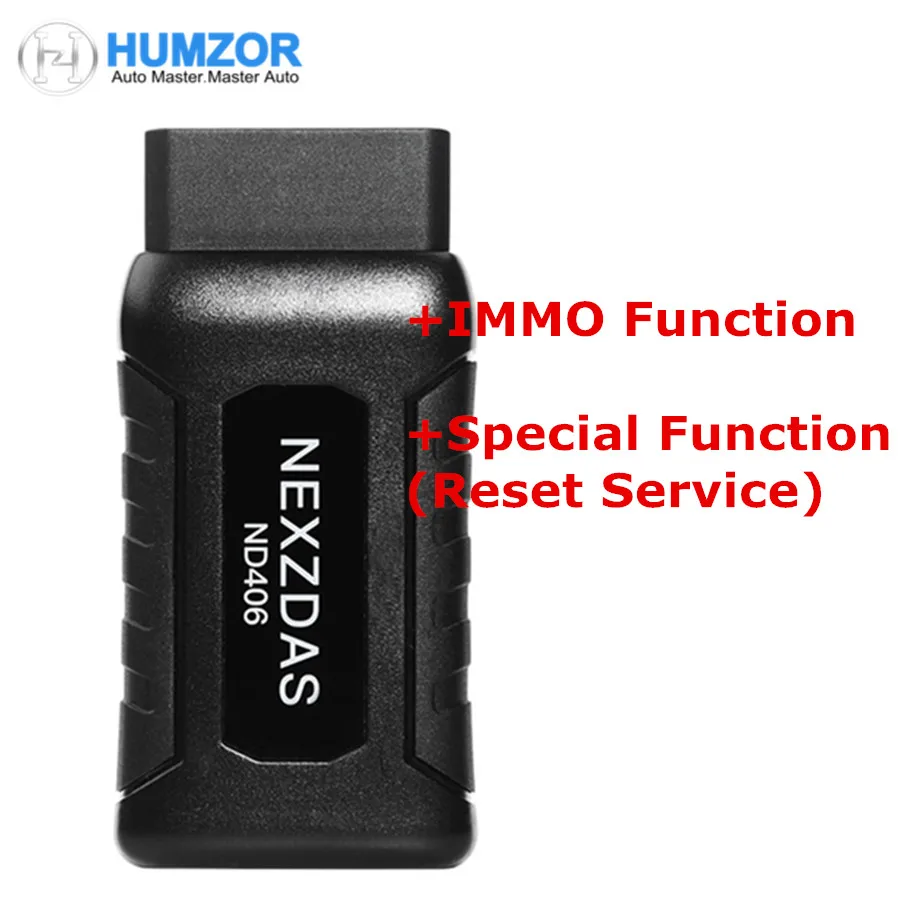 HUMZOR NEXZDAS ND406 Lite Pro Автоматическое Диагностическое и IMMO устройство для программирования ключа и сброса обслуживания для масла/ABS/SAS/EPB/DPF/TPMS - Цвет: Add Special Function