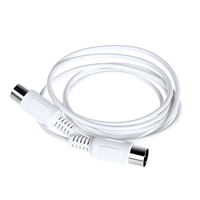 Copper Audio Cord 5 Pin Male to 5 Pin Male MIDI Extension Cable Waterproof for Musical Instrument
