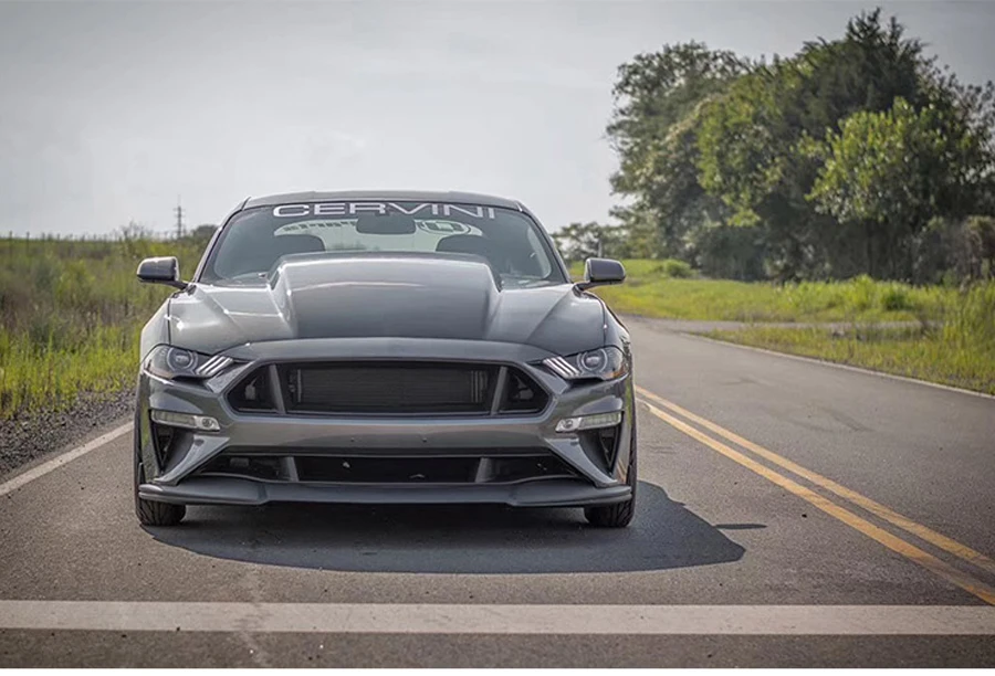 Настоящее карбоновое волокно переднего бампера сетка решетка гриль для Ford Mustang стайлинга автомобилей