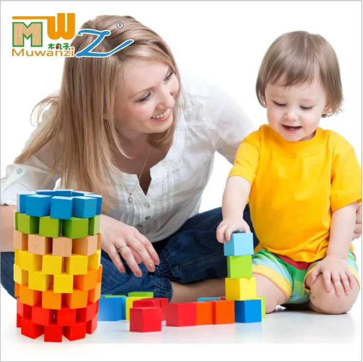 

MWZ 100 Tablets Building Blocks Hand-Building Blocks Flexible Cube Colorful Building Blocks Children'S Educational Wooden Toys