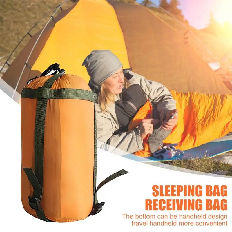 Горячая спальный мешок, мешок для вещей нежная текстура портативный путешествия гамак сумки для хранения кемпинг спальный мешок компрессионные пакеты