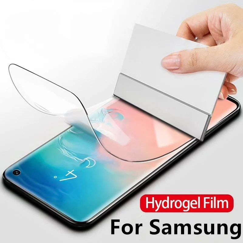Pellicola Salvaschermo Hydrogel Per Samsung A80 A70 A50 S10 S10E S8 S9 Plus Note 10 Plus Protezione Protettiva Per Schermo Ecran Vitre