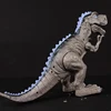 Highly Simulation Electric Dinosaur Bottom Pulley Bionic Walking Front Claw Move Up And Down Colorful Flash Light Children's Toy 5