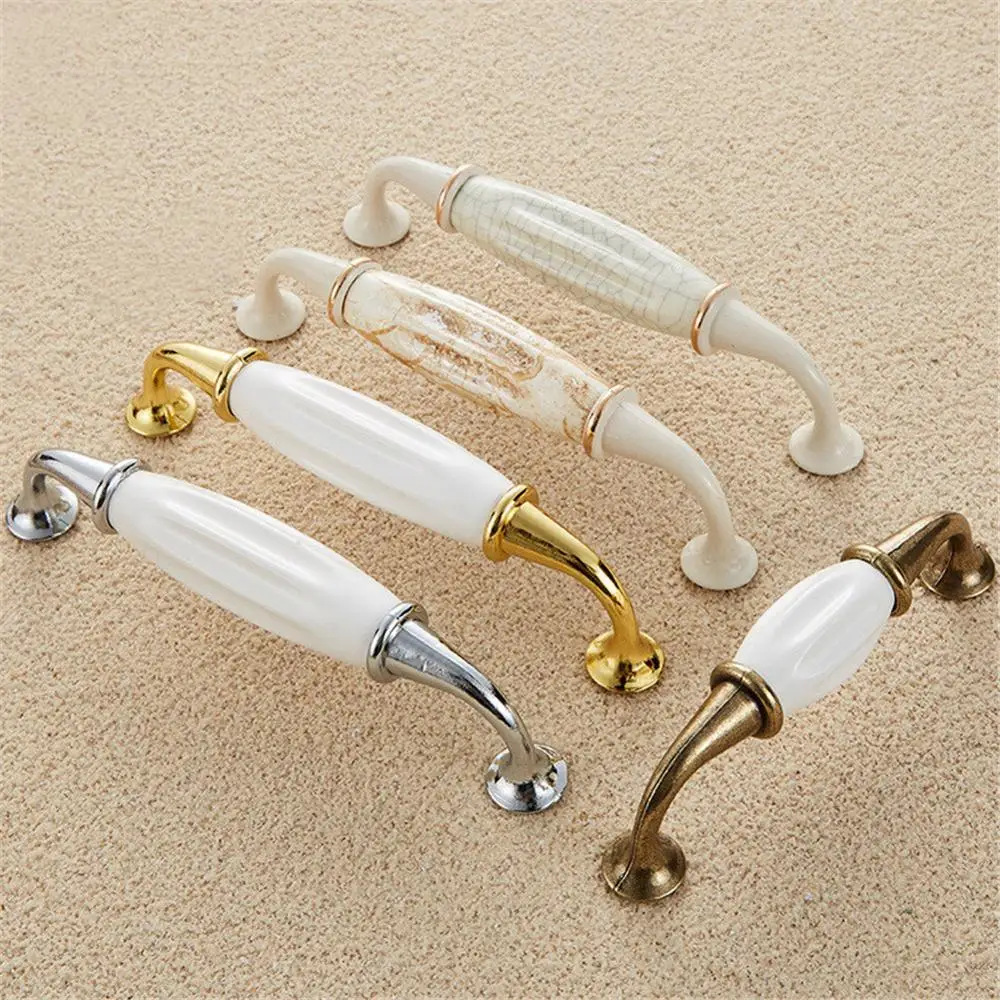 Classic Dresser Drawer Handles Kitchen Cupboard Cabinet Door Handle Ceramic Pulls Knobs Wardrobe Pull | Обустройство дома