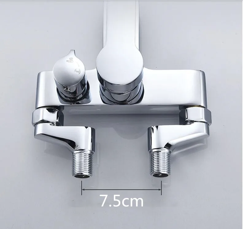 Lottin Copper Black or Chrome Bathroom Shower Faucet Install Parts Curangle Brass faucet accessories