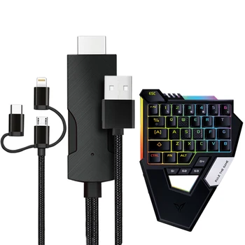 

flydigi scorpion mobile screen projector set keyboard mouse Android iOS dedicated mouse and keyboard converter