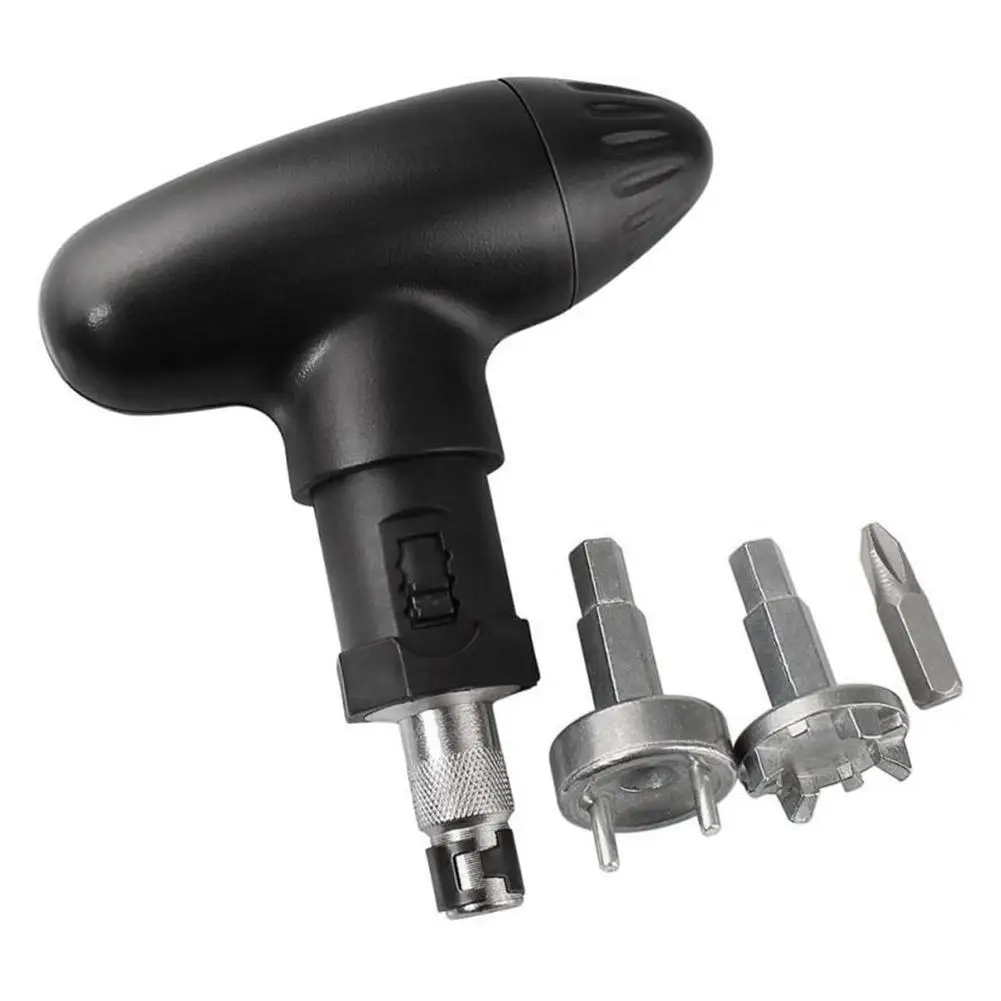 

1Pcs Golf Shoe Nailer Golf Spike Ratchet Handle Wrench Practical Cleats adjustable Shoe Club ratchet on/off With switch Too I7J3