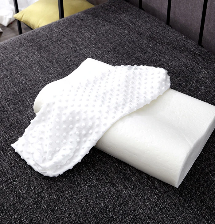 New White Sleep Pillow Memory Pillow Core Slow Rebound Health Promotion Sleep Pillow Comfortable Velvet Cotton Core Pillow