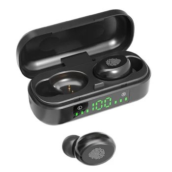

Bluetooth 5.0 Touch Control Wireless Earbuds Free Switch In Ear Mini Portable Music Waterproof With Charging Case LED Display