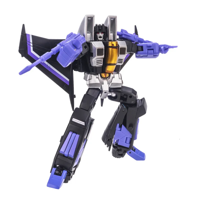 H14 thunder Newage NA H15 G1 игрушка трансформации Skywarp Fighter фигурки из фильма модель Abs Мини размер 10 см H13 H14 KO деформационный робот - Цвет: H14 thunder