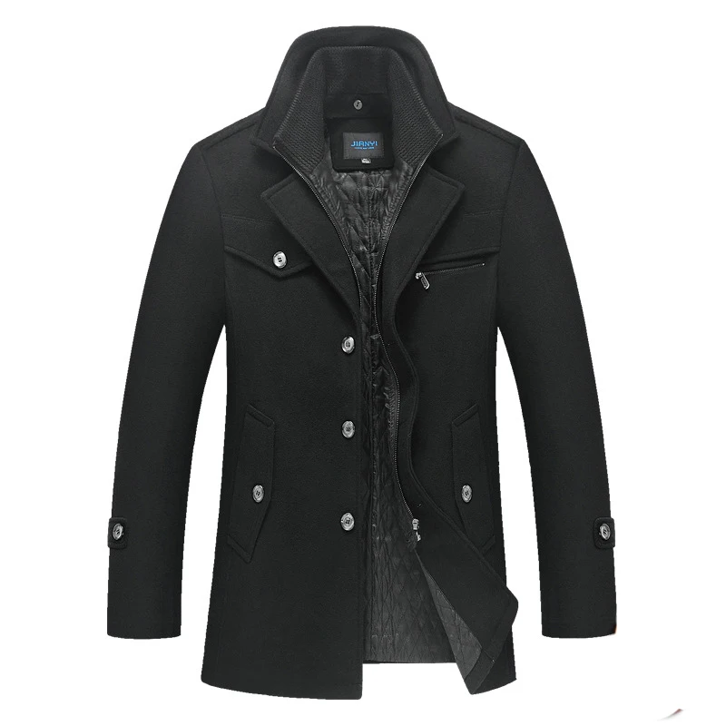 Winter Jacket Men Woolen Coat Autumn Jacket Double Collar Coat Men Jacket Wool Warm Windbreaker Thick Jackets Streetwear Clothes Winter Jacket Men Woolen Coat Autumn Jacket Double Collar Coat Men Jacket Wool Warm Windbreaker Thick Jackets Streetwear Clothes