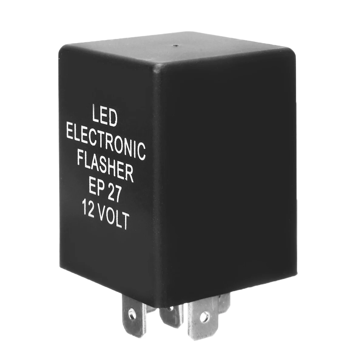 High Quality1pc  EP27 LED 5Pin Car Electronic Flasher Relay Fix Hyper Flash Turn Signal Decoder Load Equalizers Black