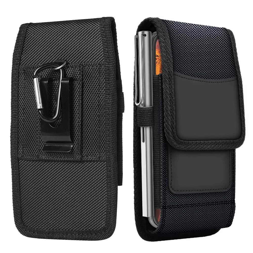 Marsupio Per Samsung Galaxy S21 S20 Ultra S20 Plus S10 Lite S9 Plus S8 S7 S6 S5 S4 S3 Custodia Custodia In Nylon Porta Carte Verticale