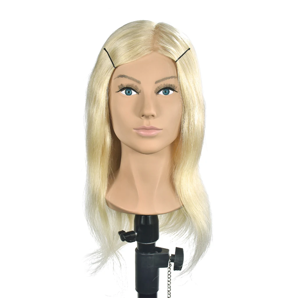 17'' Training Practice Hat Display Makeup Cosmetology Mannequin Makeup Doll Head