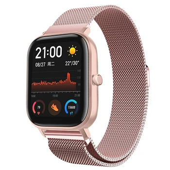 

Metal Wirst Strap For Xiaomi Huami Amazfit GTS Smart Watch Band Stainless Steel Replacement Strap For Amazfit Bip Youth