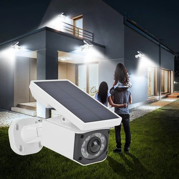 

Fake Camera Solar Light LED Waterproof Motion Sensor Garden Light Solar Powered Outdoor Wall Lamp Garden Street Light