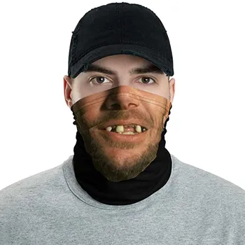 

Mask Unisex Outdoor Printed Reusable Headband Scarf Neck Windproof Dustproof Face Mask For Nose Mouth Protection Mouth Shield