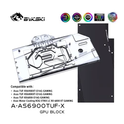 Bykski – bloc de refroidissement à eau, pour ASUS TUF GAMING Radeon RX 6900 XT VGA, 5V/12V RGB SYNC,A AS6900TUF X 