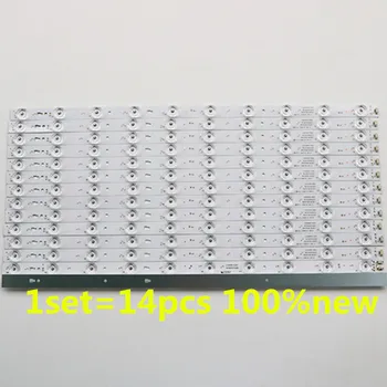 

14pcs/lot LED Backlight Lamp strip 10leds For original Konka LED55K35U light bar LED55D10A-2C14AG-01