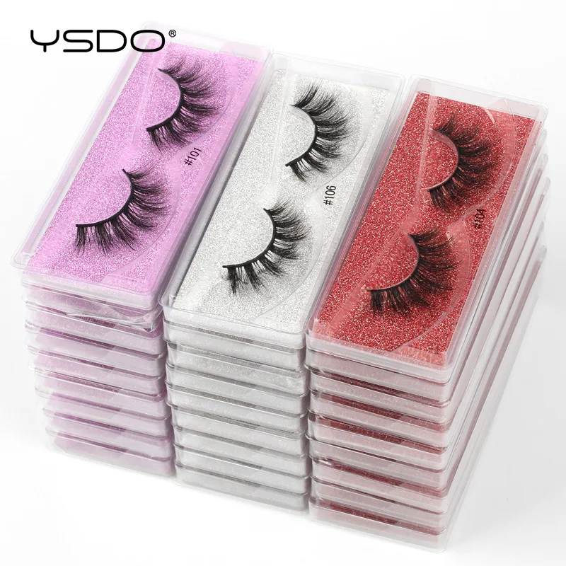 Mink False Eyelashes Fluffy 3D Wispy Makeup Lashes