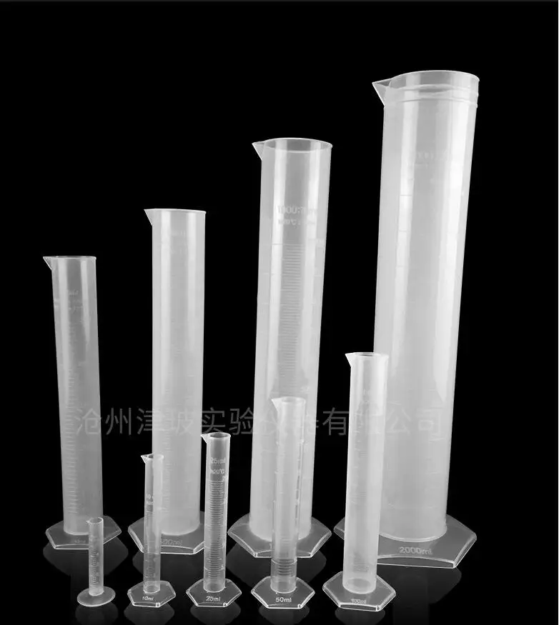 

100ml Transparent Plastic Graduated Tube Liquid Measurement Graduated Cylinder Laboratory-Specific Laboratory Supplies 100PC/LOT
