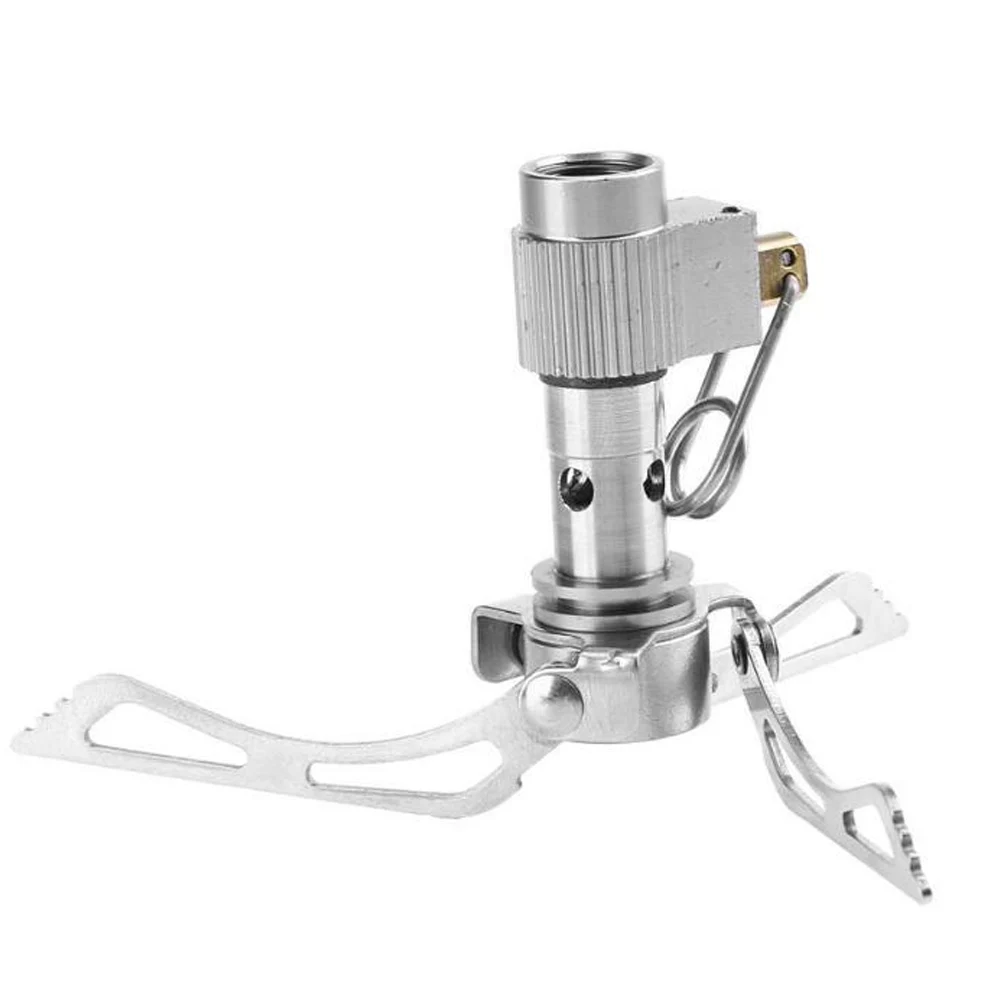 Gas Stove Convenient Durable Aluminum Alloy 2400W Outdoor Travel Survival Gas Burner Portable Barbeque Folding Cooker