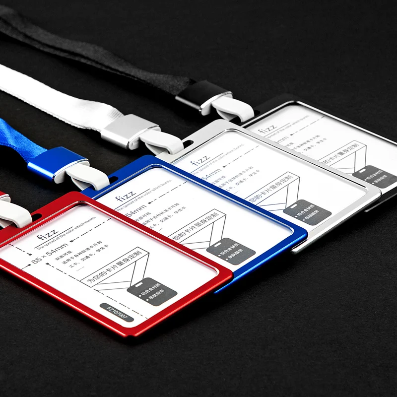 Fizz горизонтальный и вертикальный ABS ID держатель для карт карта доступа значок