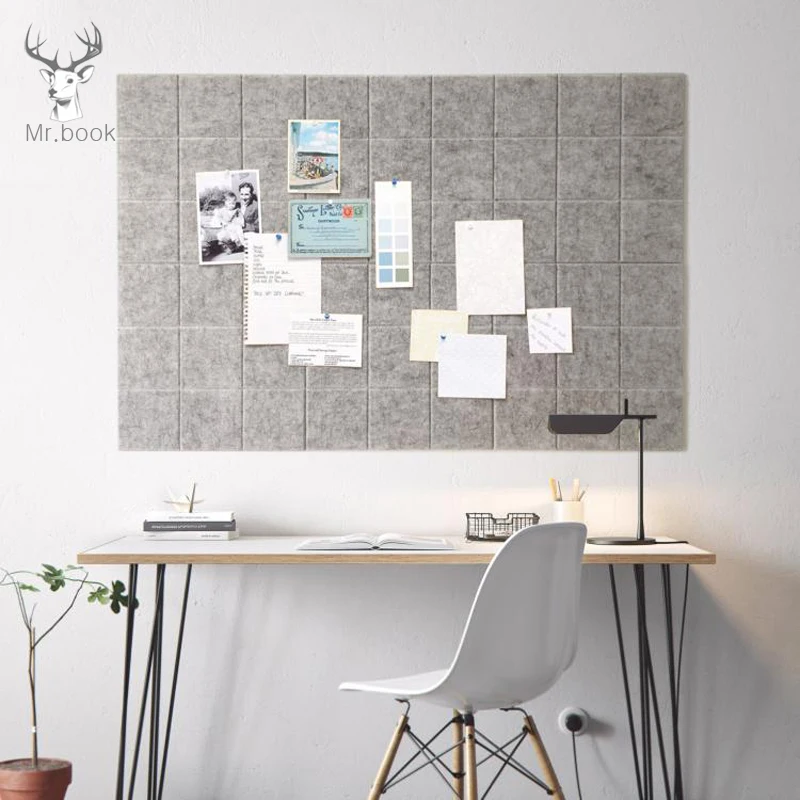 Nordic Style Felt Letter Note Board Message Board Home Decor Office Planner Schedule Board Photo Display Wall Decoration