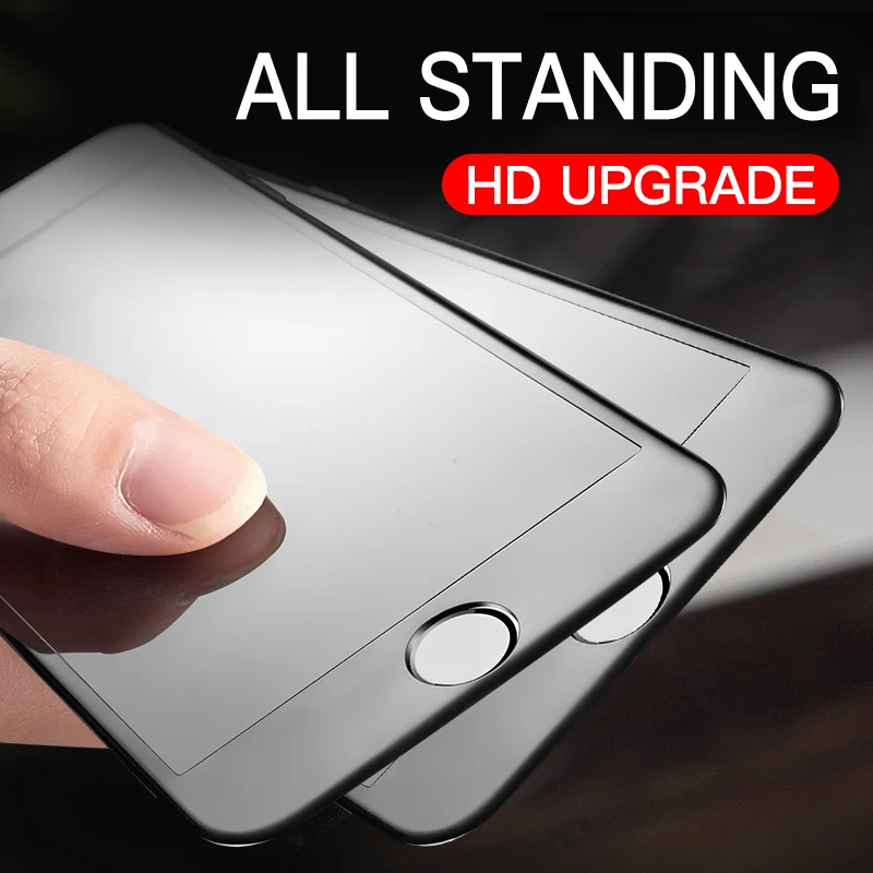 Матовое закаленное стекло для iPhone 11 Pro Max X XR XS Max, Защитное стекло для экрана для iPhone 7 8 6 6S Plus, пленка против отпечатков пальцев