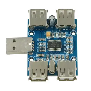 

DC 5V USB HUB USB2.0 Hub Concentrator 4 Female USB Expansion Board Module Diy