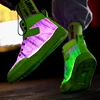 UncleJerry 2022 New Fiber Optic Shoes big boys girls and adult USB Rechargeable Glowing Sneakers Party Shoes Cool Street Shoes ► Photo 2/6