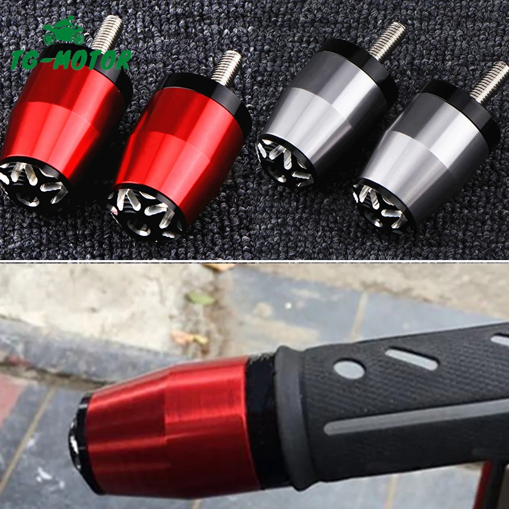 

TG-Motor Handle Bar Ends Grips Universal for Honda Ducati Yamaha Kawasaki 7/822mm Motorcycle Handlebar Counterweight Plug Slider