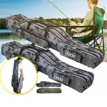 130/150 см 3 Слои Портативный Складная удочка для удочки из плотной ткани для рыбалки, игрушки для ванной, Сумка Для Хранения Чехол Рыбалка Шестерни рыболовные снасти