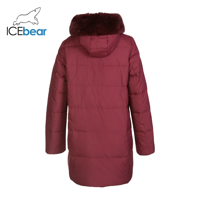 ICEbear Новинка зимнее женское пуховое пальто модные теплые женские парки Брендовая женская одежда D4YY83020Y
