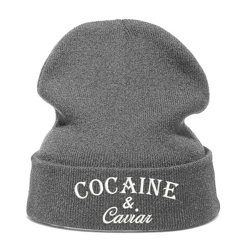 Шапка бини Skullie вязаная шапка носок Зимняя Вышивка забавная для уличных танцев