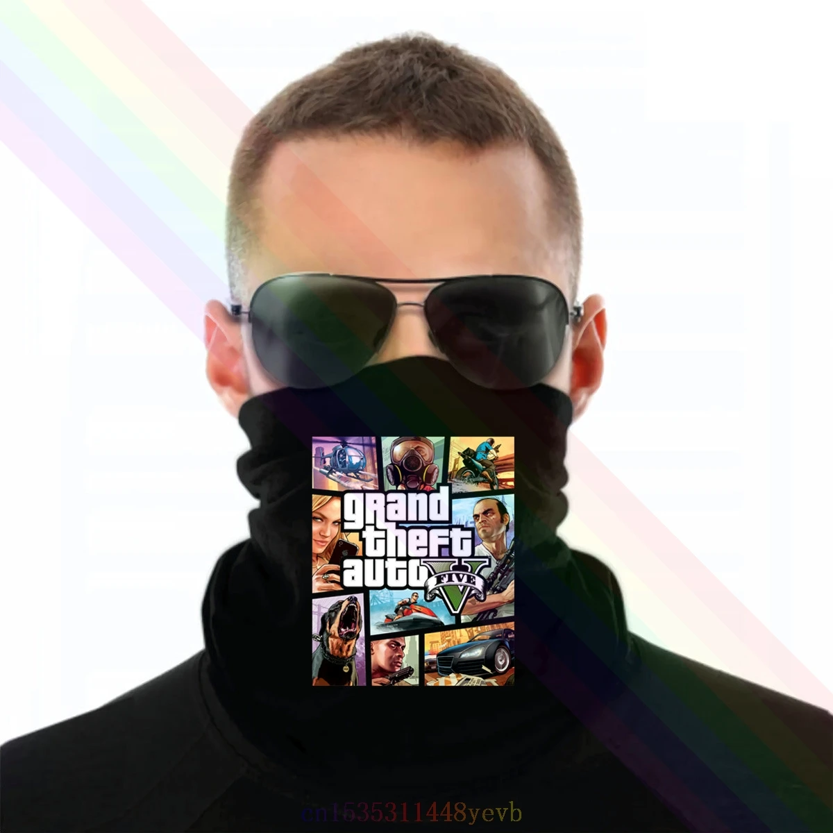 Grand Theft Auto GTA GTA 5 Headband Scarf Bandana Neck Warmer Unisex