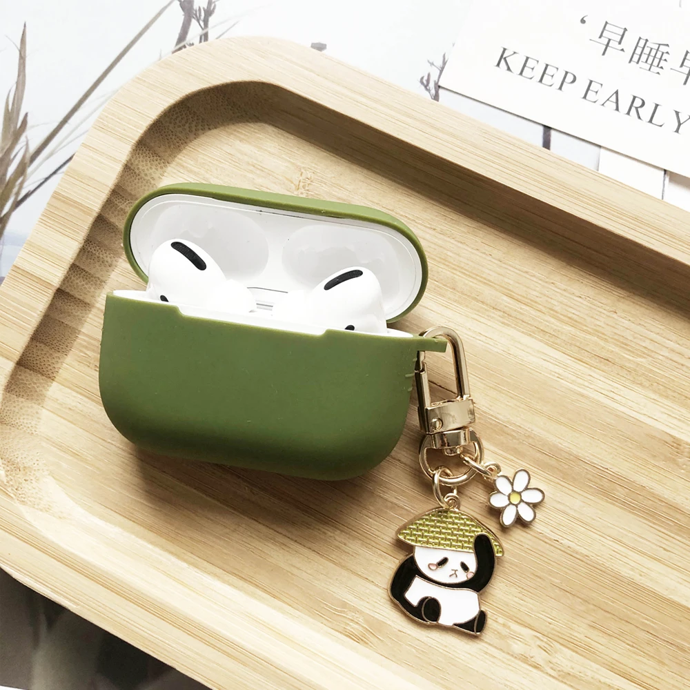 

Cute Panda Silicone Cover for Apple Airpods Pro Case Accessories Bluetooth Earphone Box for AirPods 1 2 Wireless Headset Cover