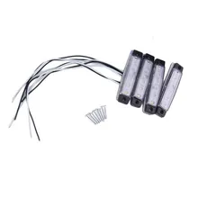 

12 Volt Bar lights Courtesy LED Marine Grade Set Superior illumination White 4pcs Large