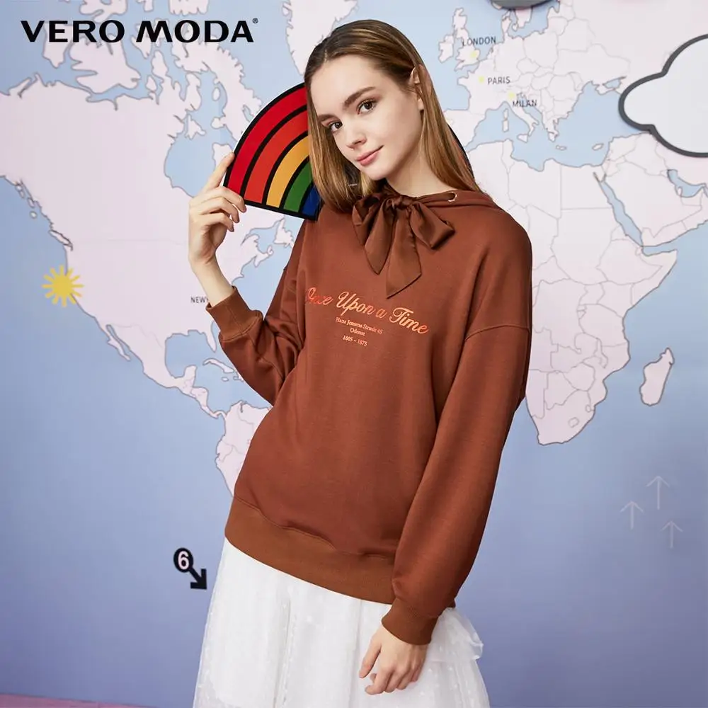 Vero Moda Женская толстовка с капюшоном и буквенным принтом | 319333519