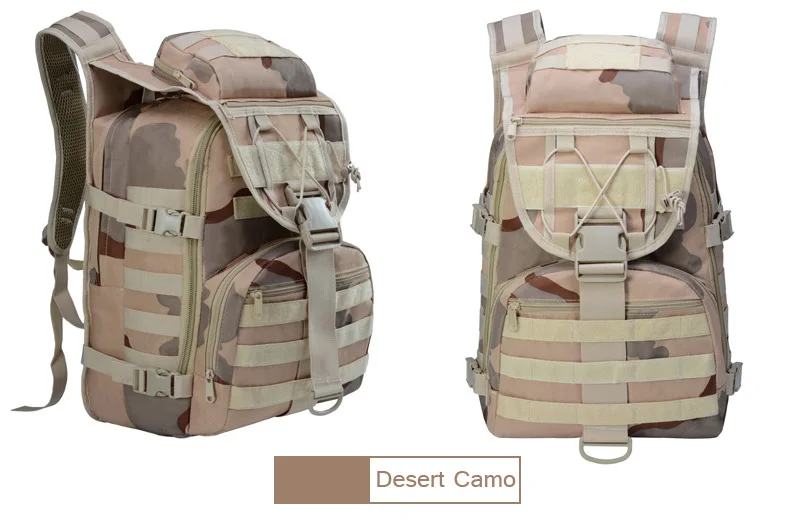 30 л вместительный армейский мужской тактический военный рюкзак большой водонепроницаемый открытый спортивный походный кемпинг охотничий камуфляж сумки