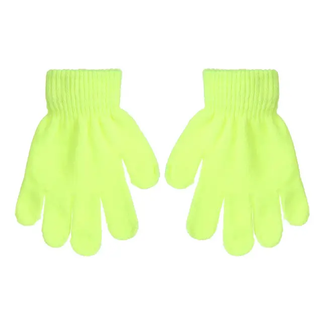 MELLIEX Guanti Magici Bambini 2 Paia - Guanti Invernali Caldi Maglia Per 1-8 Anni - Foto 4