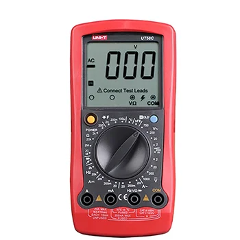 

UNI-T UT58A UT58B UT58C UT58D Digital Multimeter Data Hold Manual Range AC DC Voltmeter Ammeter Ohmmeter
